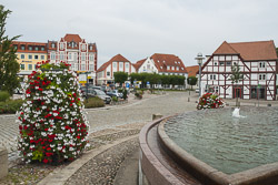Marktplatz in Bergen auf Rügen