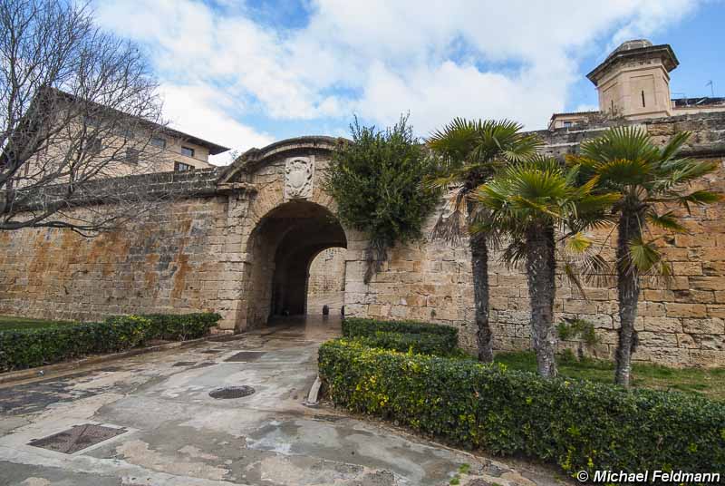 Stadtmauer von Palma im Parc de la Mar