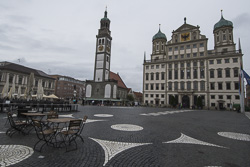 Rathausplatz in Augsburg