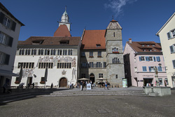 Überlingen Marktplatz und Rathaus