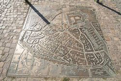 Bodenplatte Darmstädter Altstadt