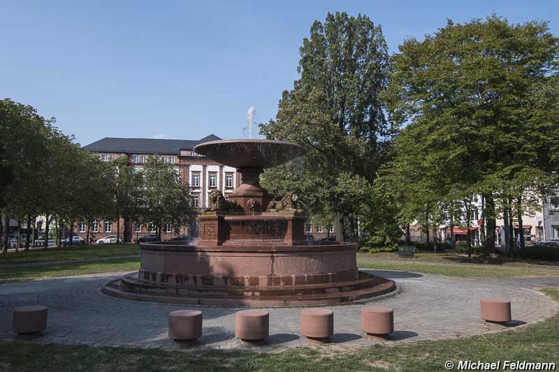 Löwenbrunnen in Darmstadt