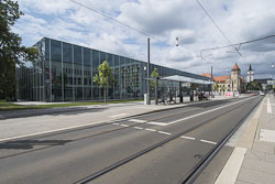Fussgängerzone im Zentrum vom Dessau