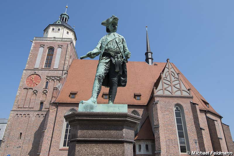 Statue von Fürst Leopold I. von Anhalt Dessau