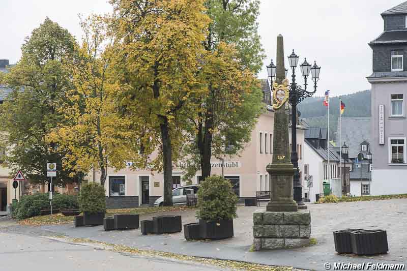 Oberwiesenthal Marktplatz und Altstadt