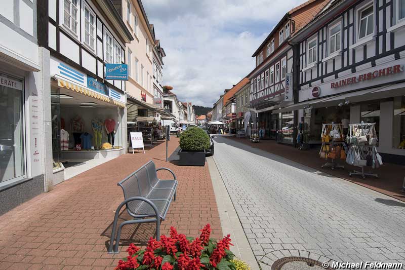 Einkaufsstraße und Zentrum von Bad-Lauterberg