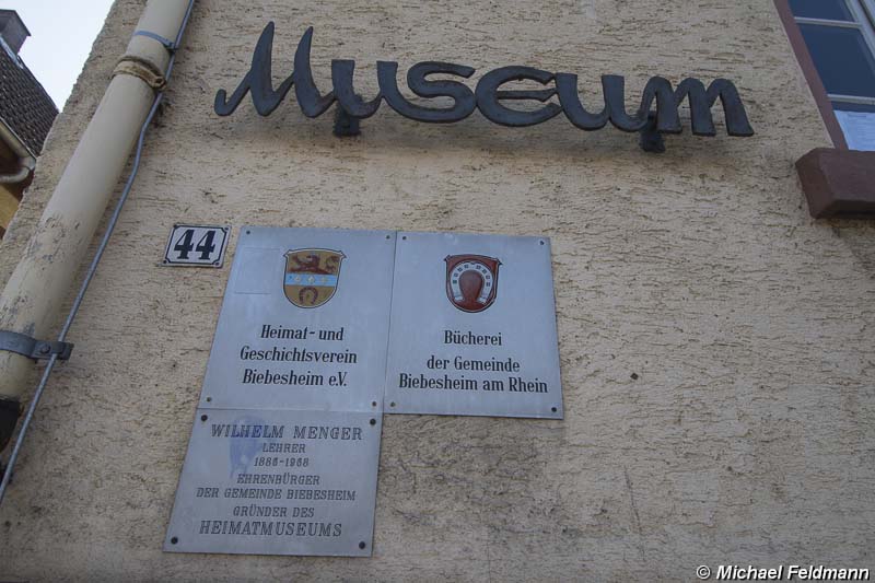 Heimatmuseum in Biebesheim am Rhein