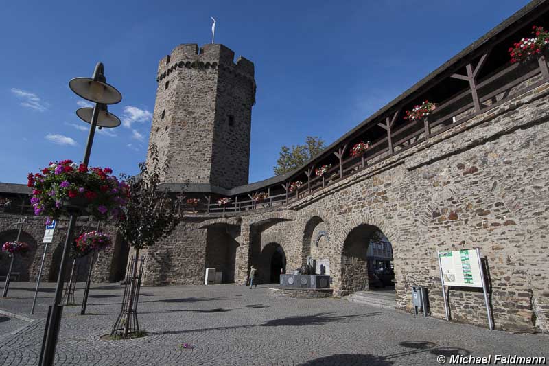 Stadtmauer mit Hexenturm in Oberlahnstein