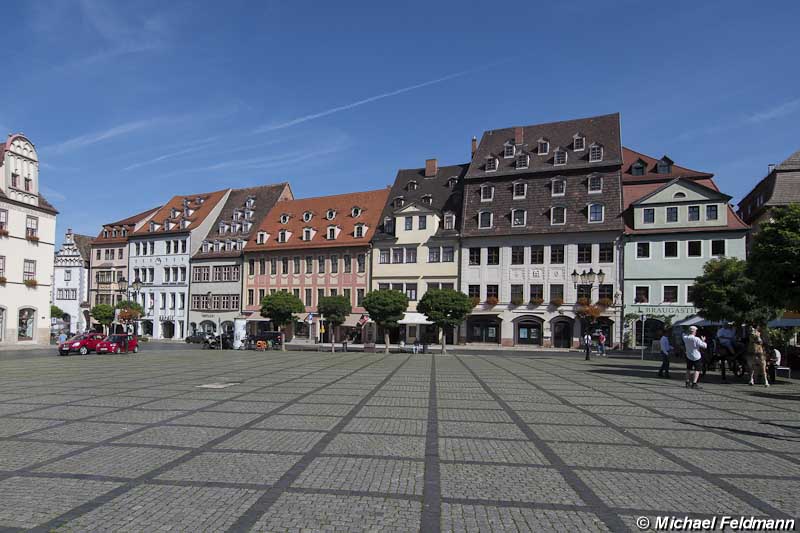 Naumburg Bürgerhäuser am Markt