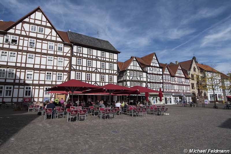 Eschwege Marktplatz in der Altstadt