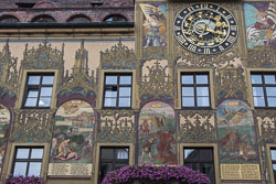 Rathaus-Fassade Ulm