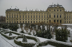 Würzburg Hofgarten Winter