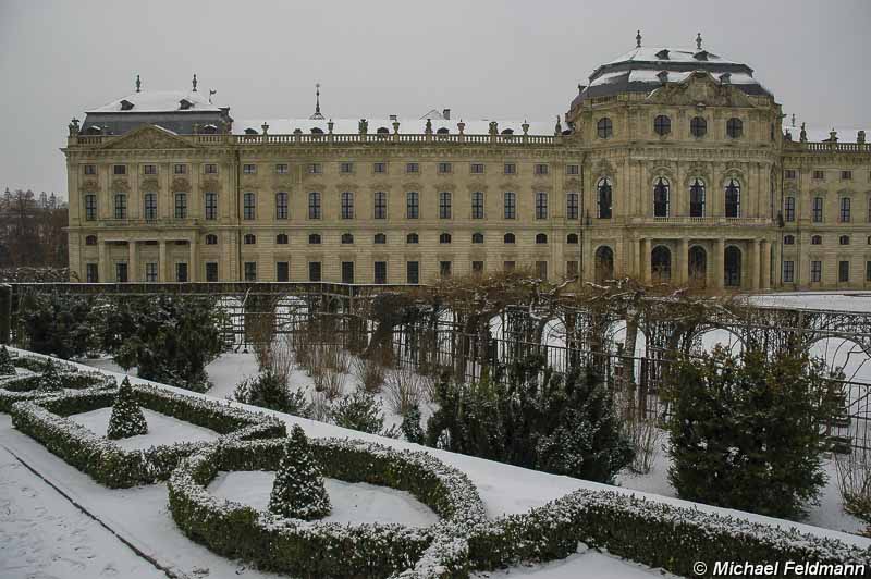 Würzburg Hofgarten Winter